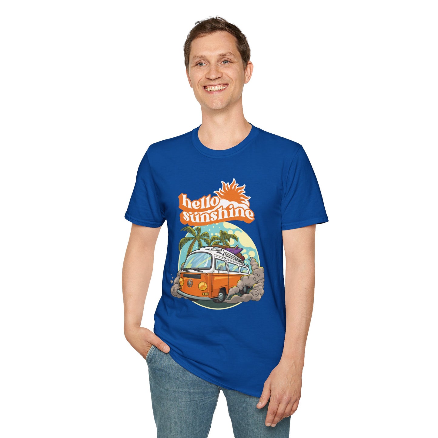 Hello Sunshine Unisex Soft-Style Cotton T-Shirt