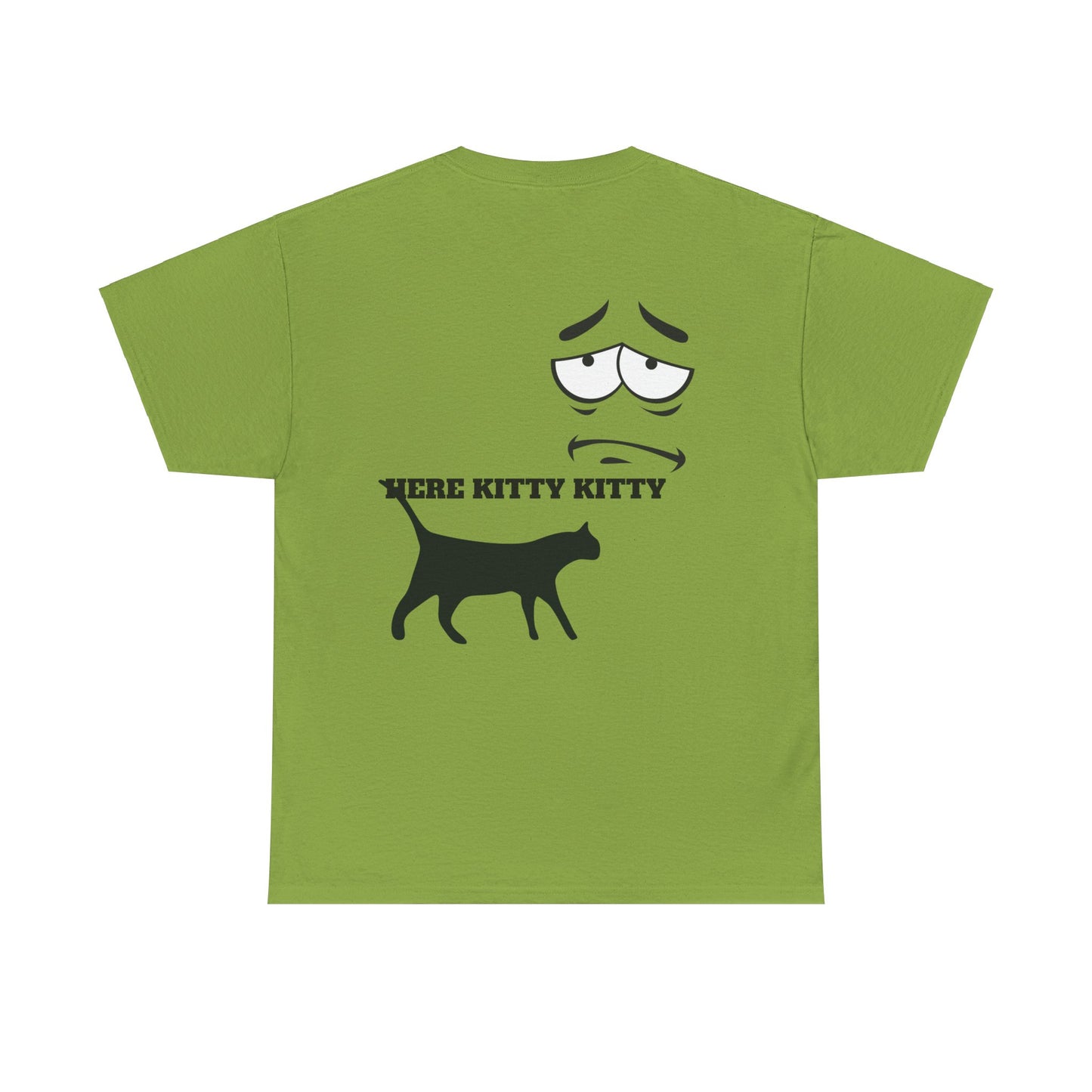 MEOW HERE KITTY KITTY Unisex Heavy Cotton T-Shirt