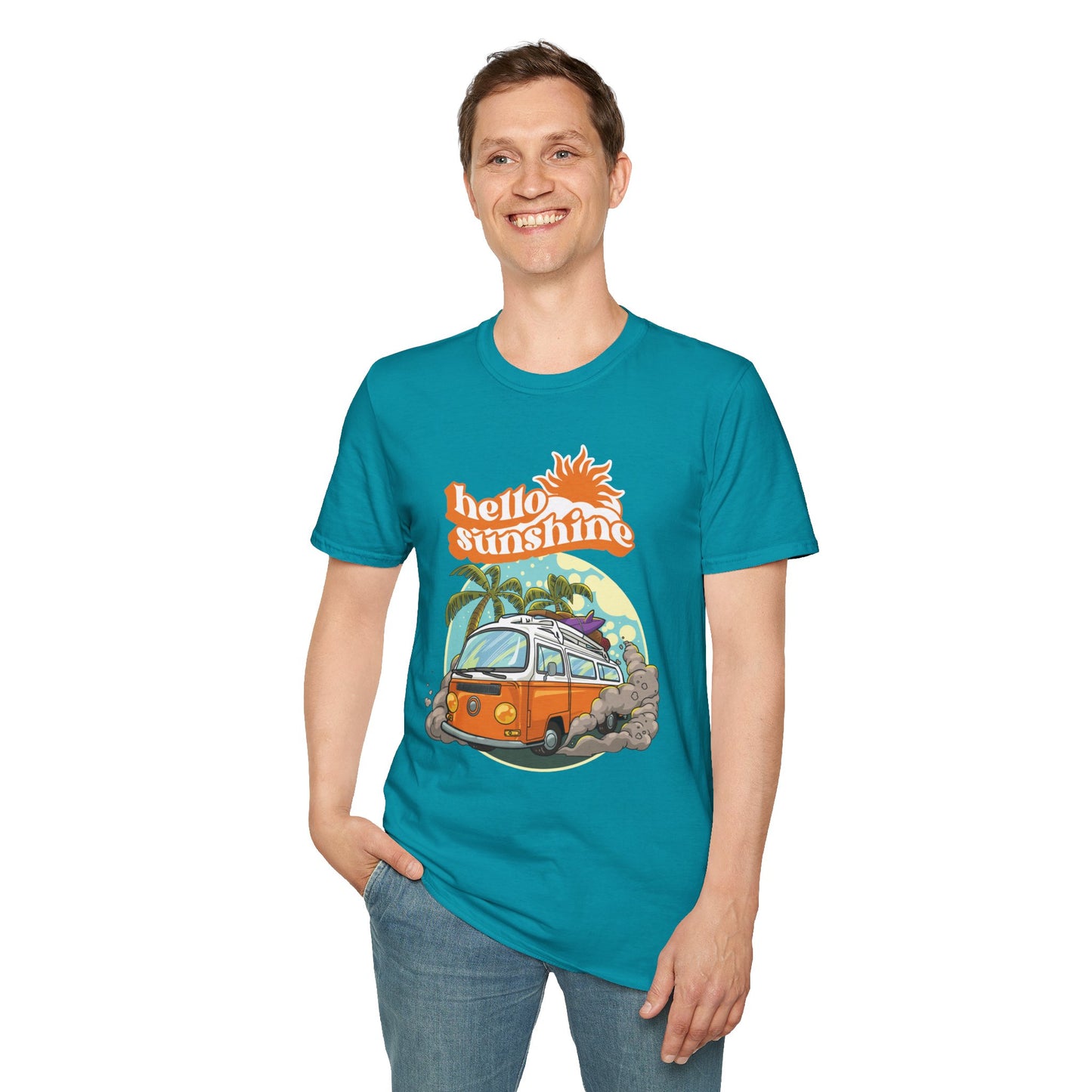 Hello Sunshine Unisex Soft-Style Cotton T-Shirt