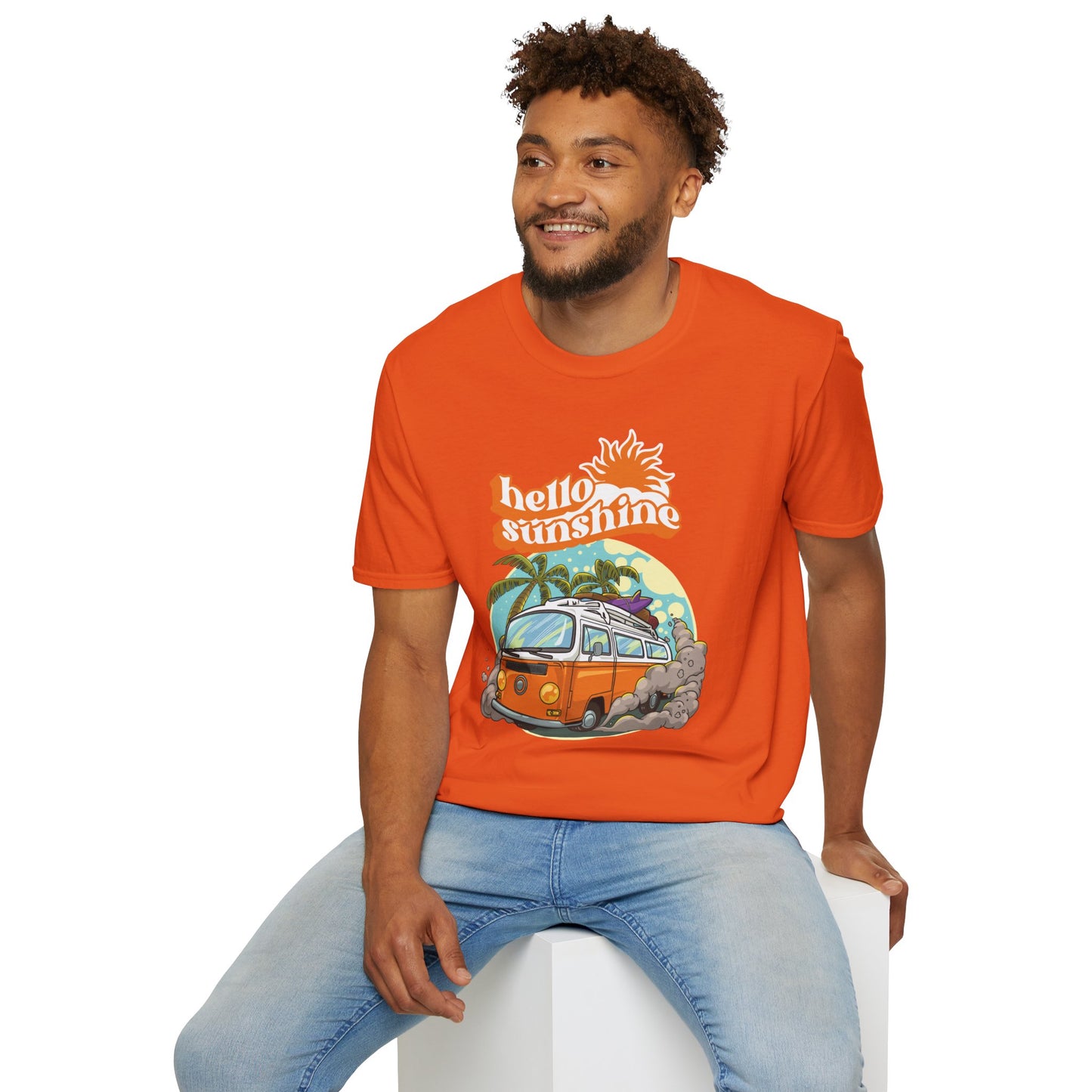 Hello Sunshine Unisex Soft-Style Cotton T-Shirt