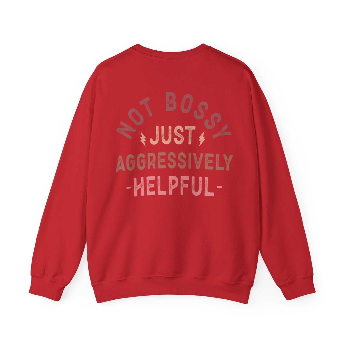 Nurse Not Bossy Just Aggressively Helpful Unisex Heavy Blend Crewneck Sweatshirt Sweatshirt