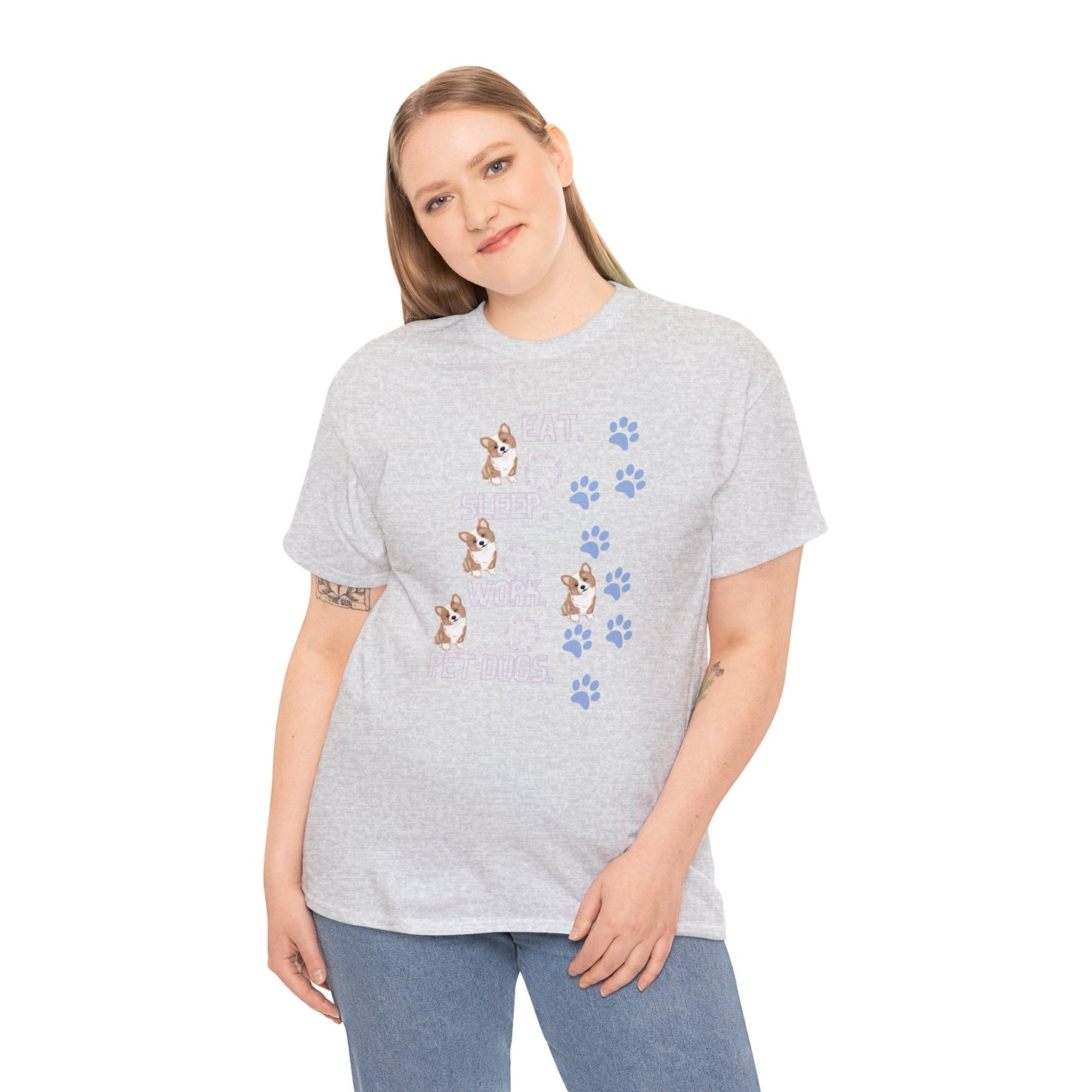 Eat Sleep Work Unisex Heavy Cotton Tee - Your Wardrobe Essential