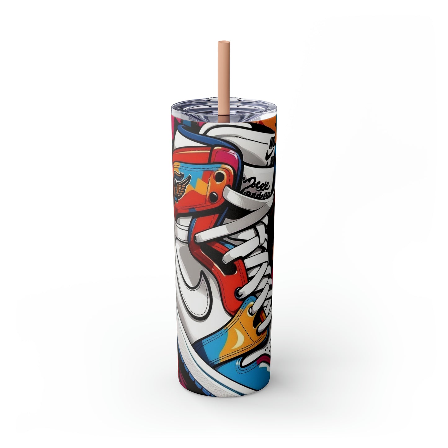 Air Force Skinny Tumbler with Straw, 20oz - Elevate Your Sipping Experience