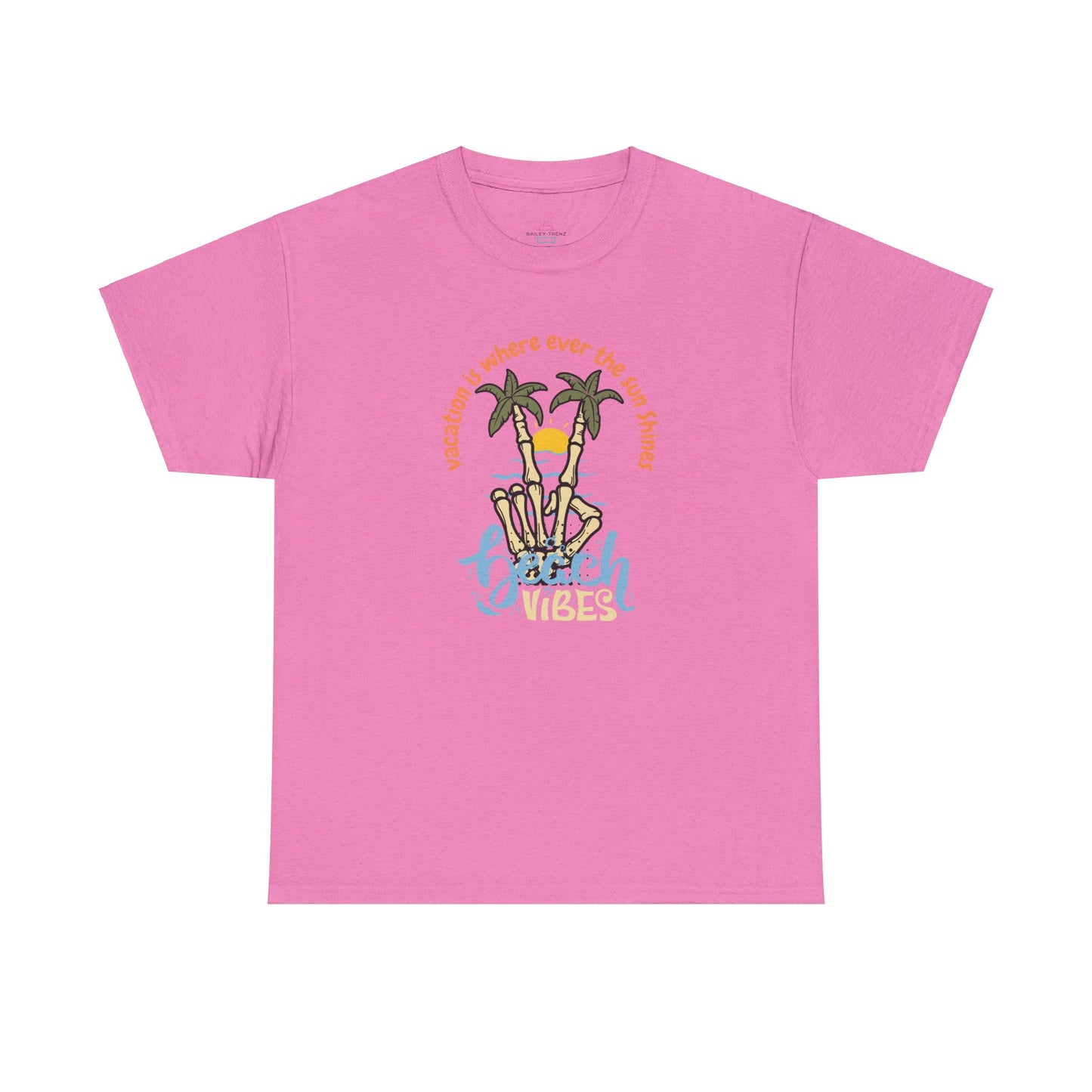 Elevate The Vibes Vacation Unisex Heavy Cotton Tee