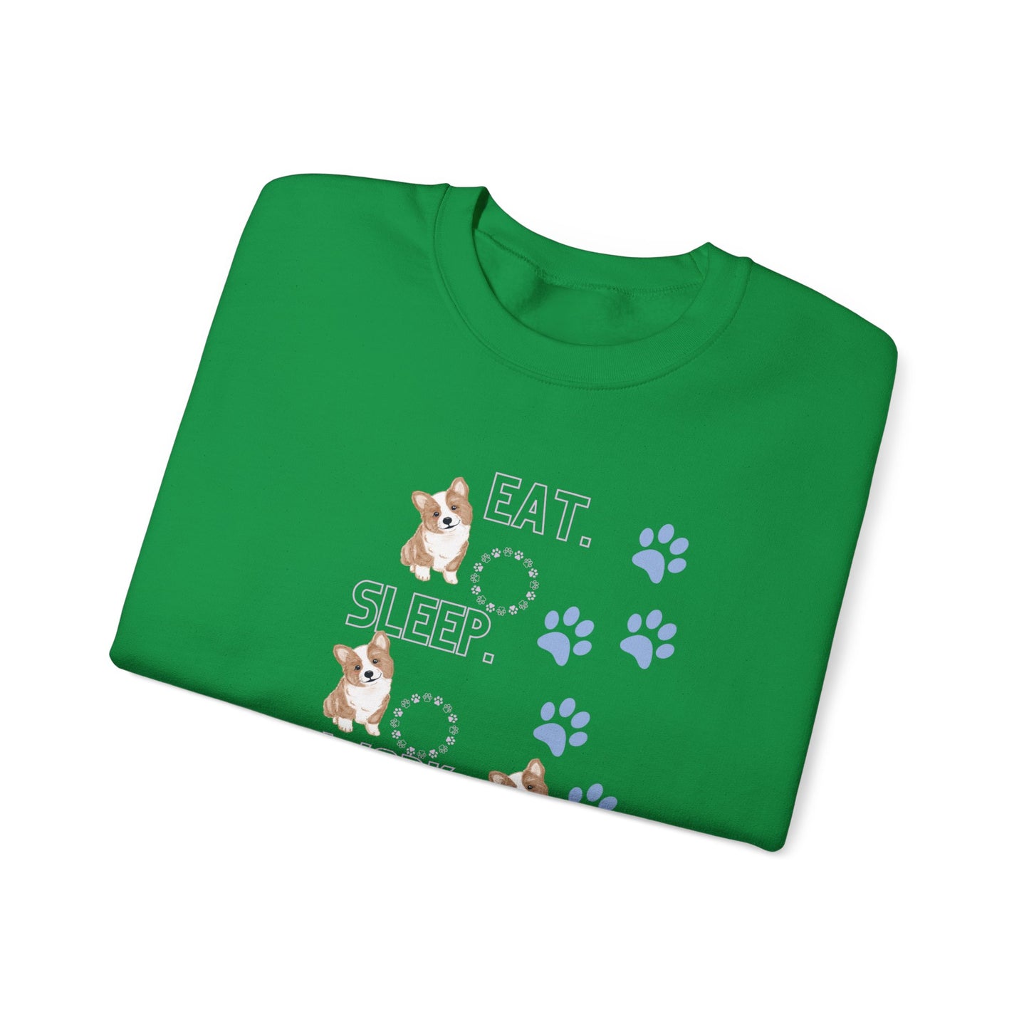 Eat Sleep Work Pet Unisex Crewneck Sweatshirt - Cozy Comfort for Pet Enthusiasts
