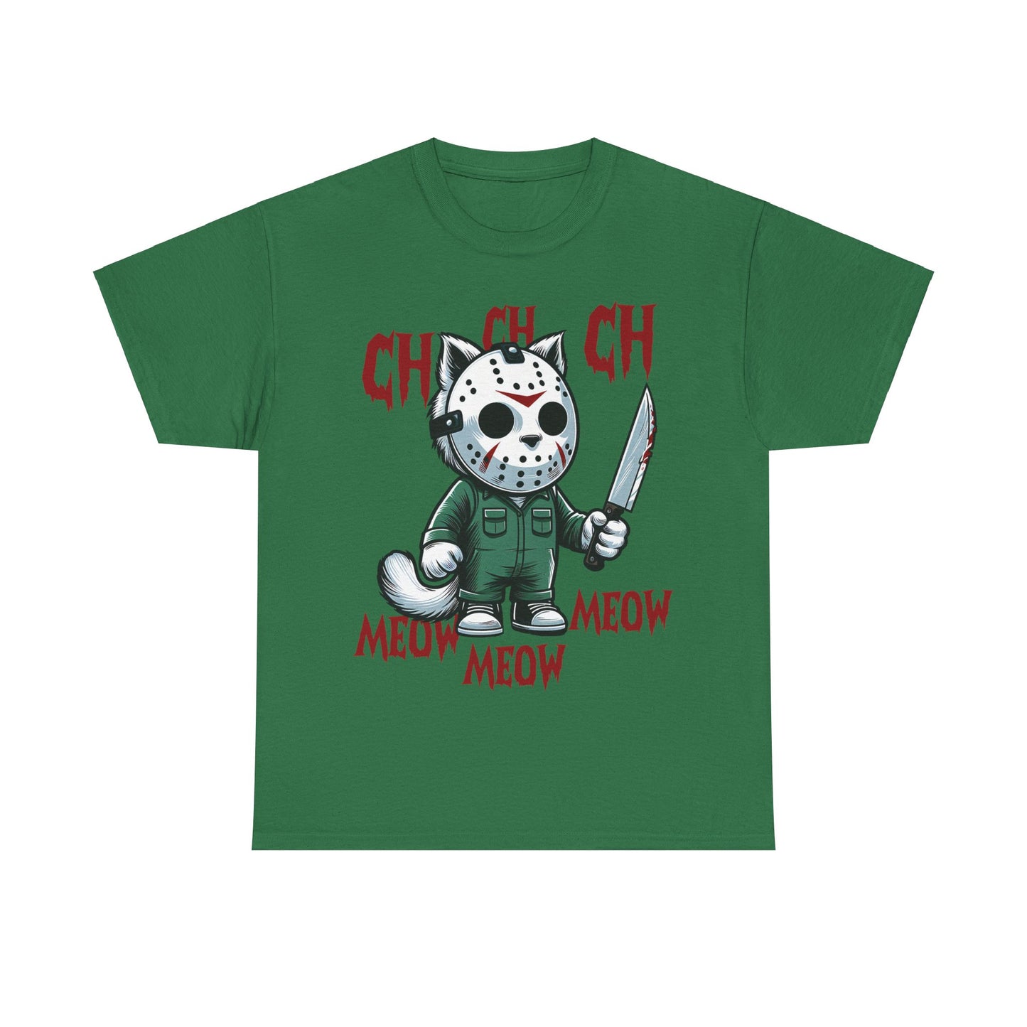 MEOW HERE KITTY KITTY Unisex Heavy Cotton T-Shirt