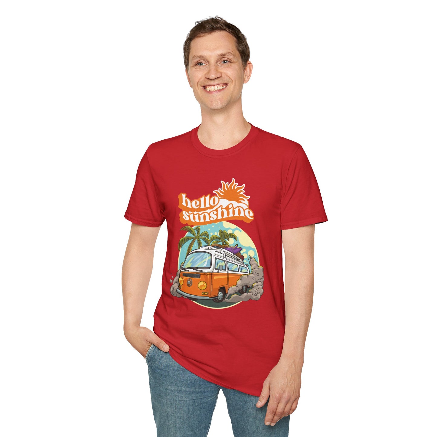 Hello Sunshine Unisex Soft-Style Cotton T-Shirt
