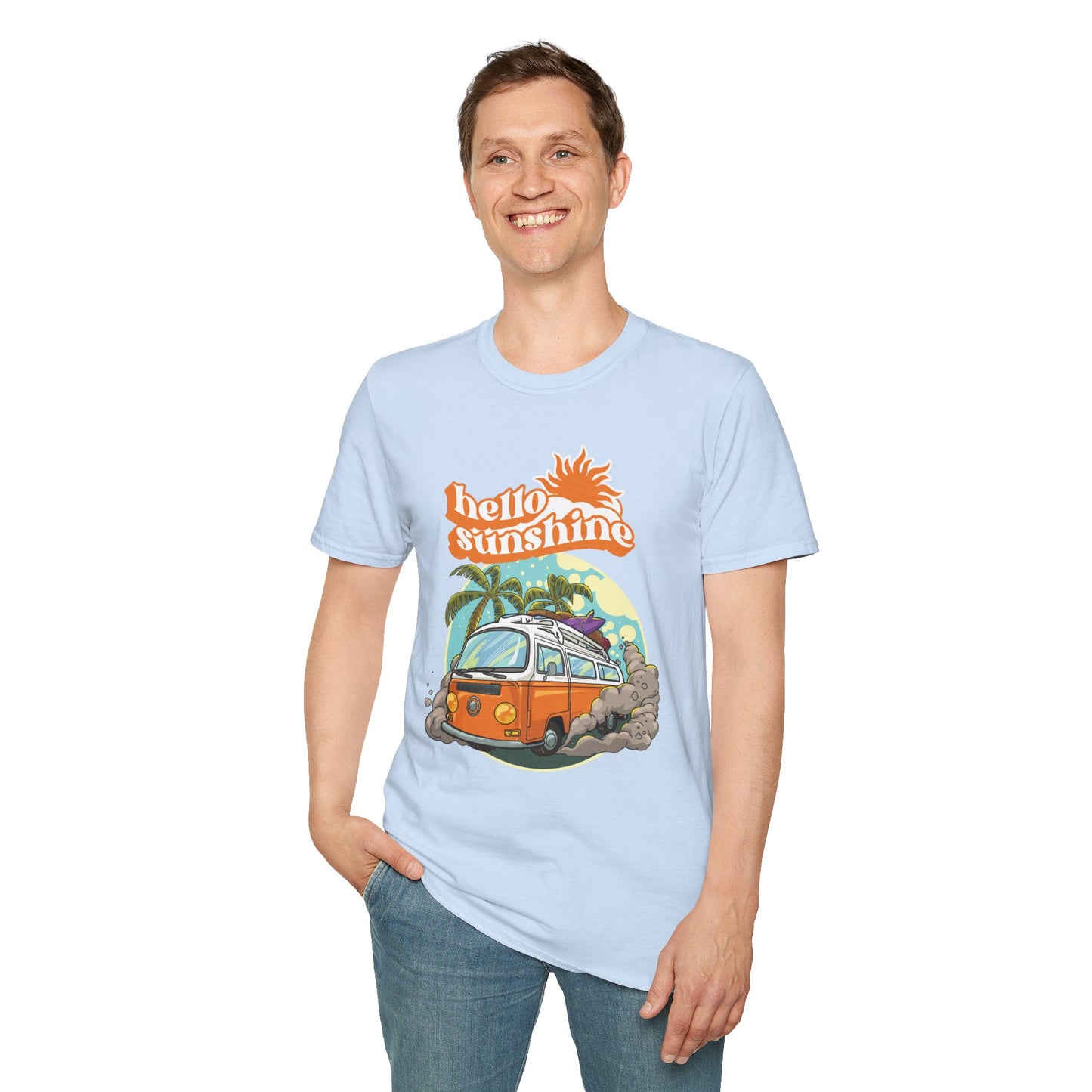 Hello Sunshine Unisex Soft-Style Cotton T-Shirt