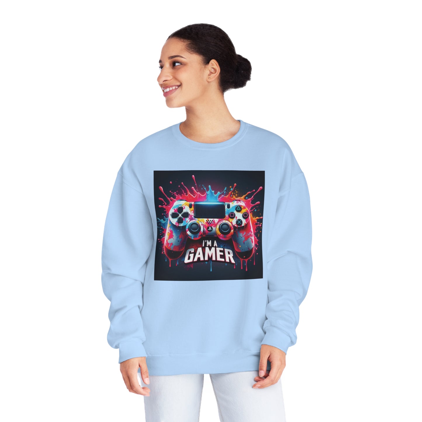 I'M a Gamer Unisex NuBlend® Crewneck Sweatshirt