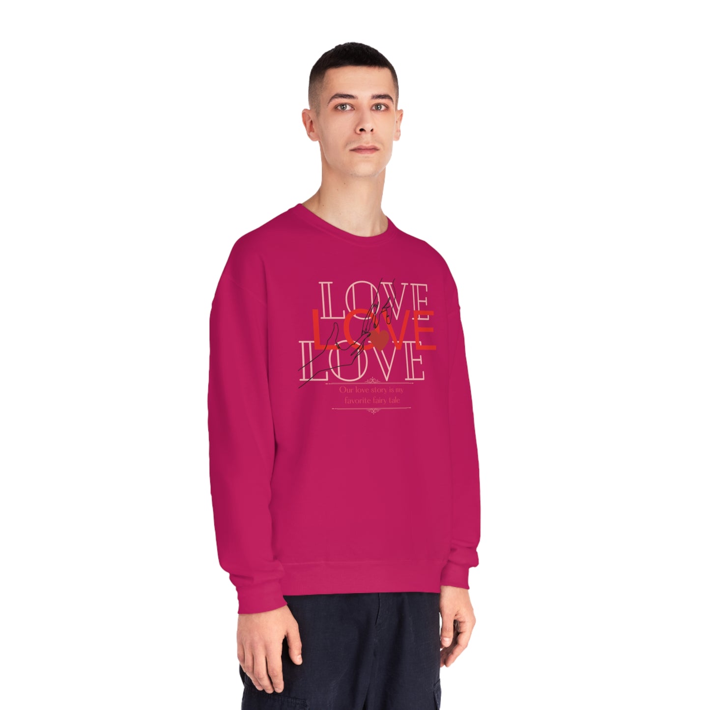 Our Love Story Unisex NuBlend® Crewneck Sweatshirt