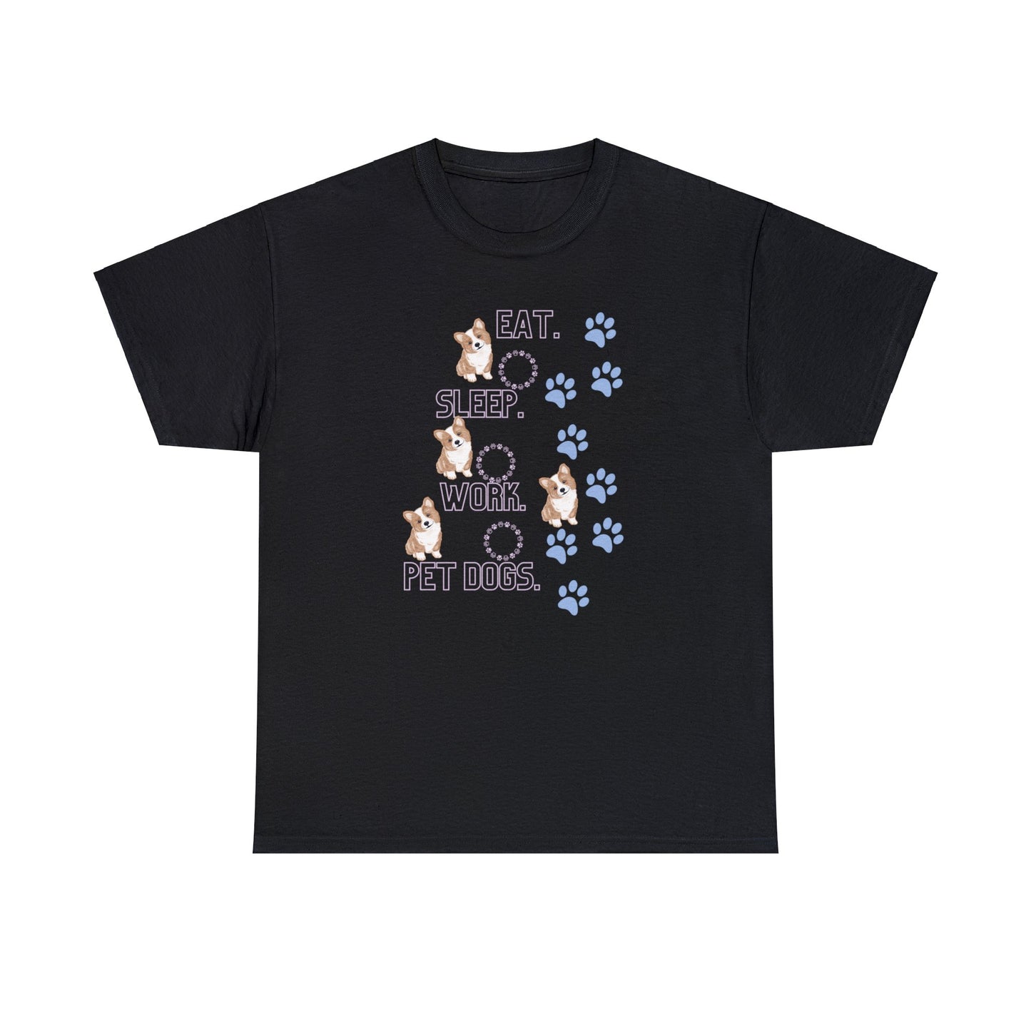 Eat Sleep Work Unisex Heavy Cotton Tee - Your Wardrobe Essential