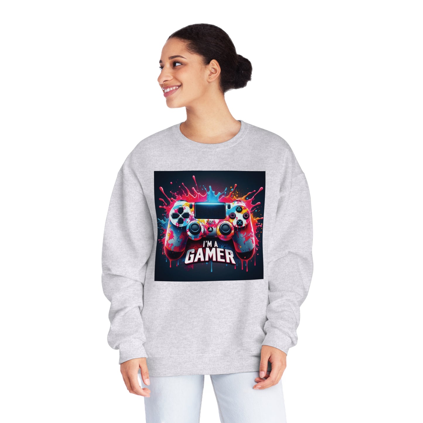 I'M a Gamer Unisex NuBlend® Crewneck Sweatshirt
