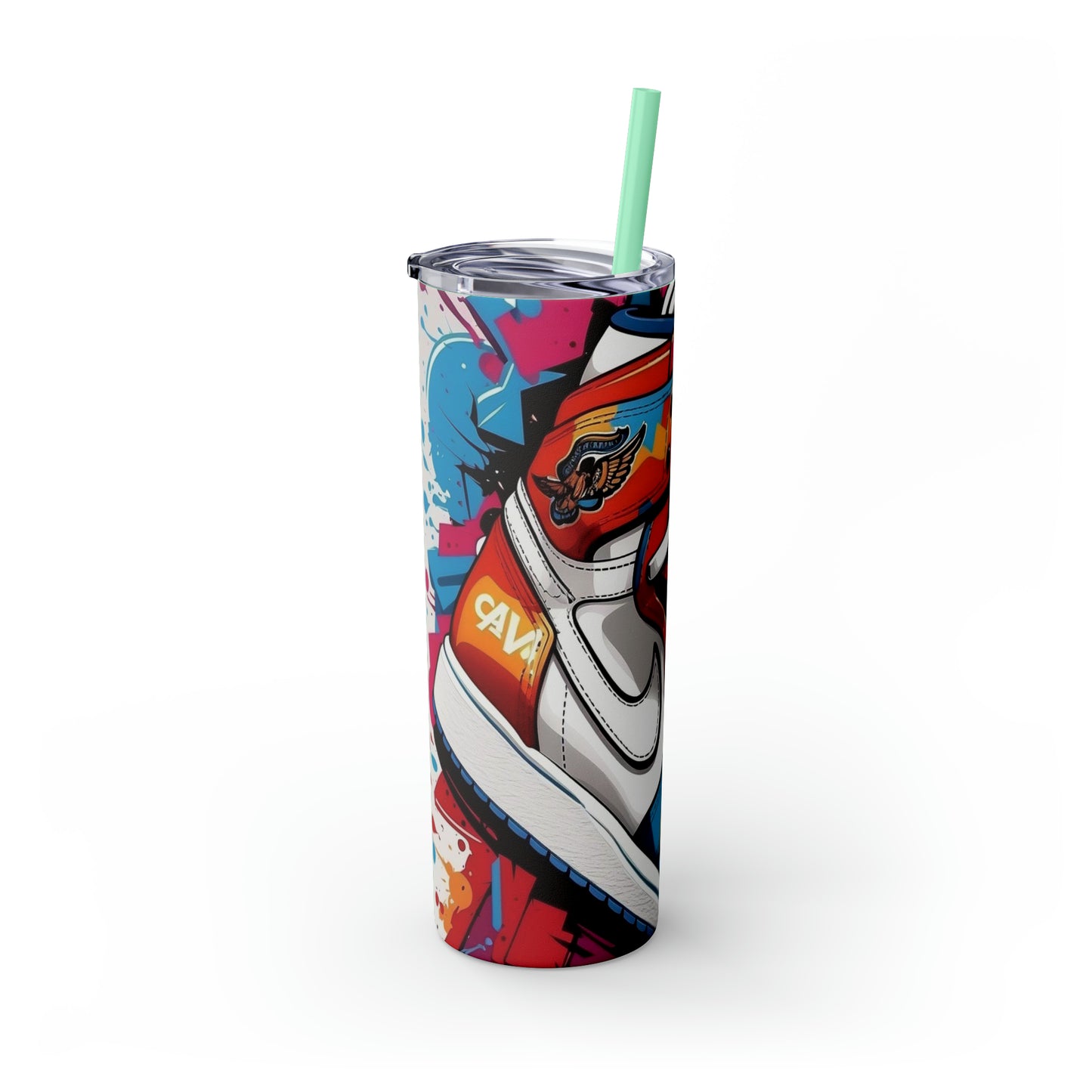 Air Force Skinny Tumbler with Straw, 20oz - Elevate Your Sipping Experience