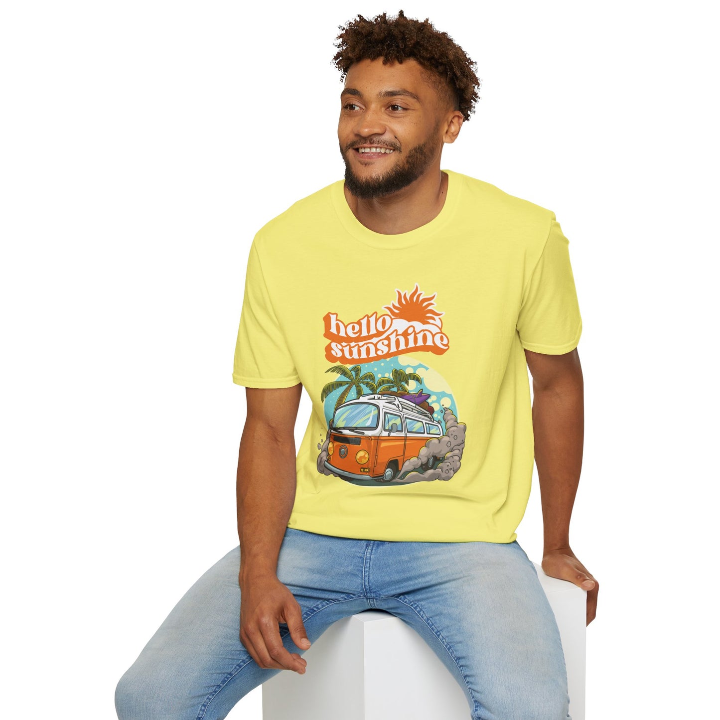 Hello Sunshine Unisex Soft-Style Cotton T-Shirt