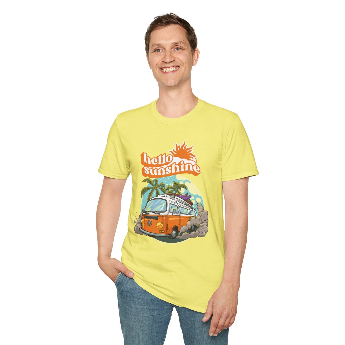 Hello Sunshine Unisex Soft-Style Cotton T-Shirt