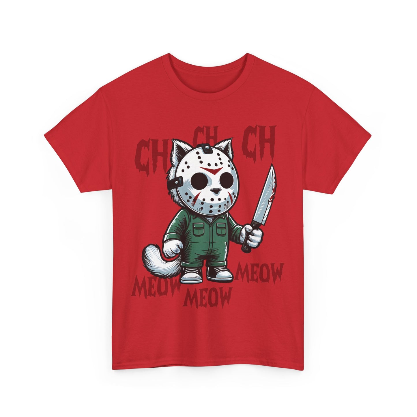 MEOW HERE KITTY KITTY Unisex Heavy Cotton T-Shirt