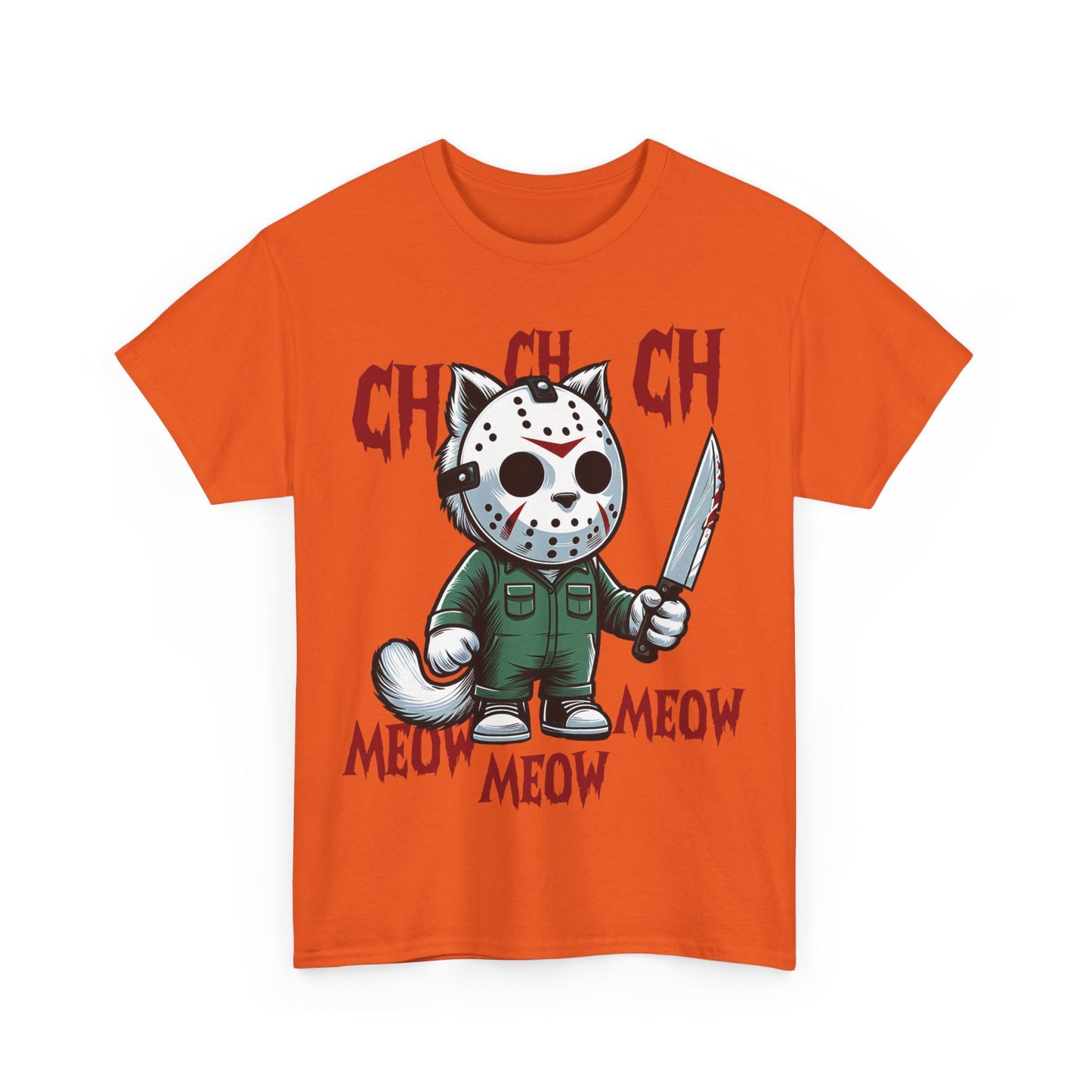 MEOW HERE KITTY KITTY Unisex Heavy Cotton T-Shirt