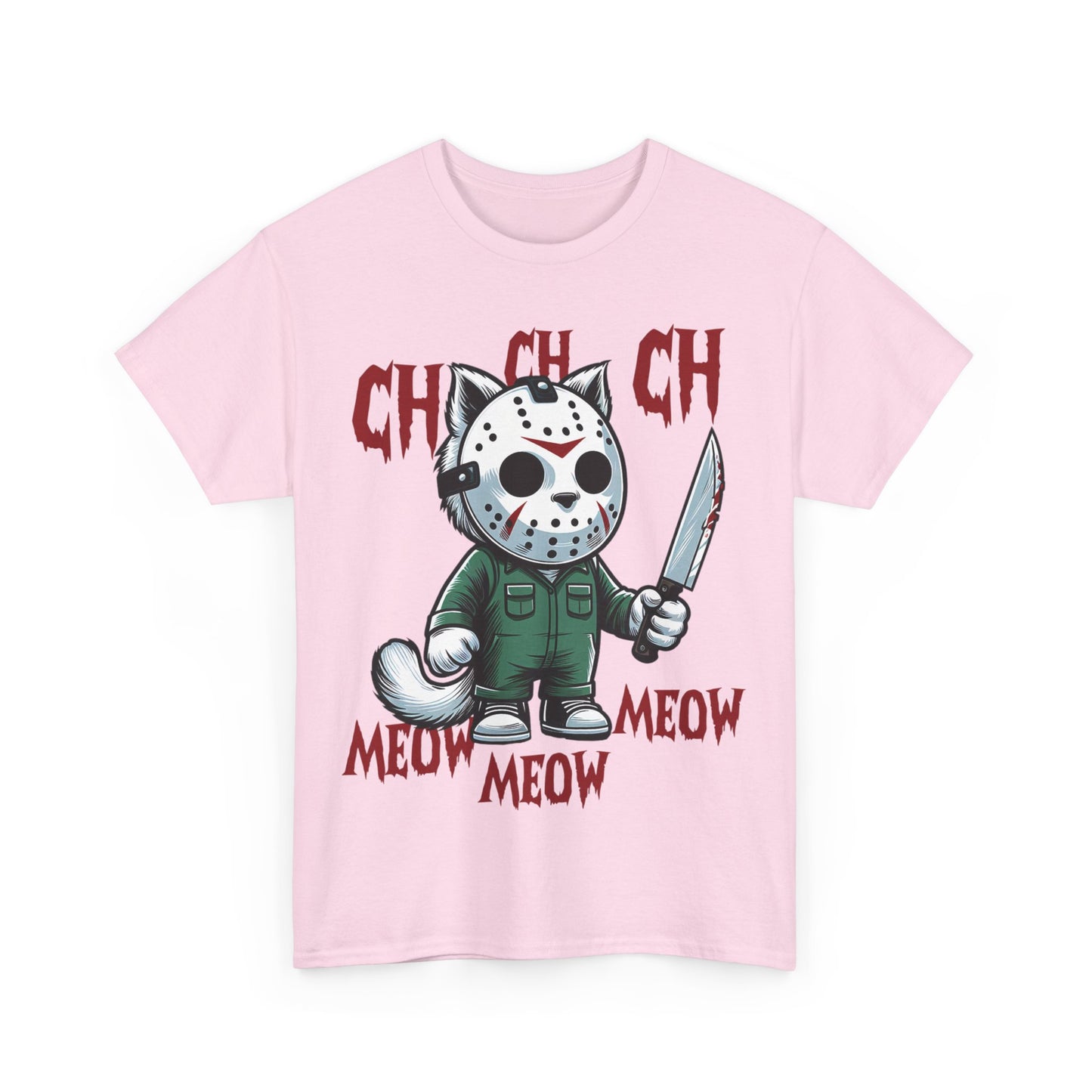 MEOW HERE KITTY KITTY Unisex Heavy Cotton T-Shirt