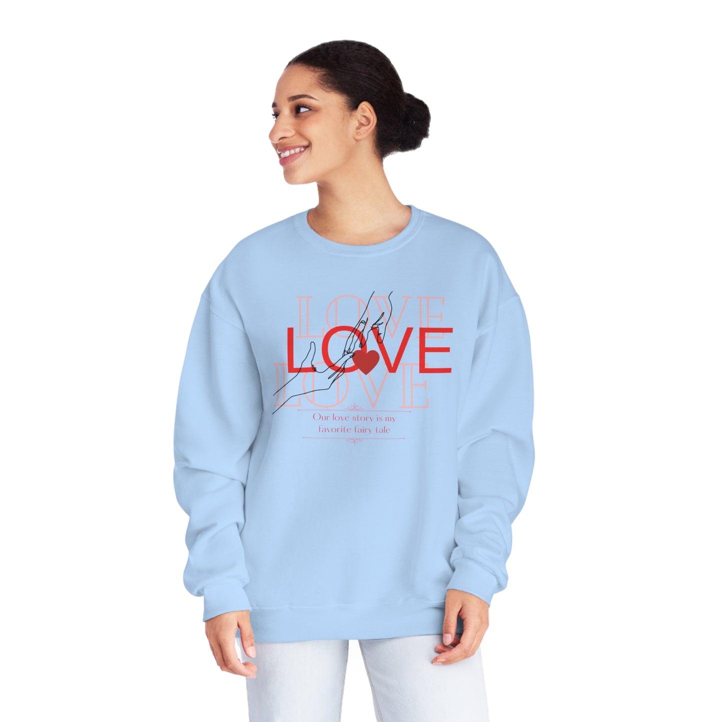 Our Love Story Unisex NuBlend® Crewneck Sweatshirt