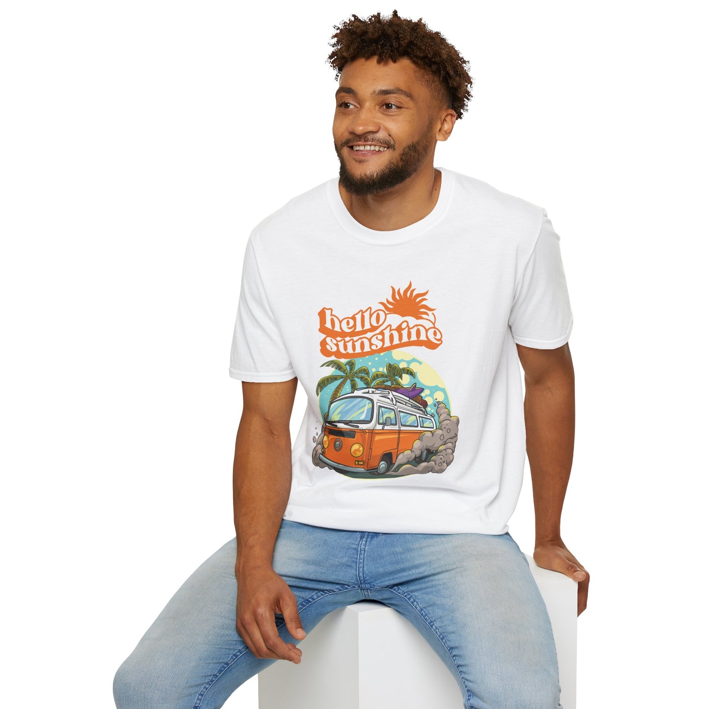 Hello Sunshine Unisex Soft-Style Cotton T-Shirt