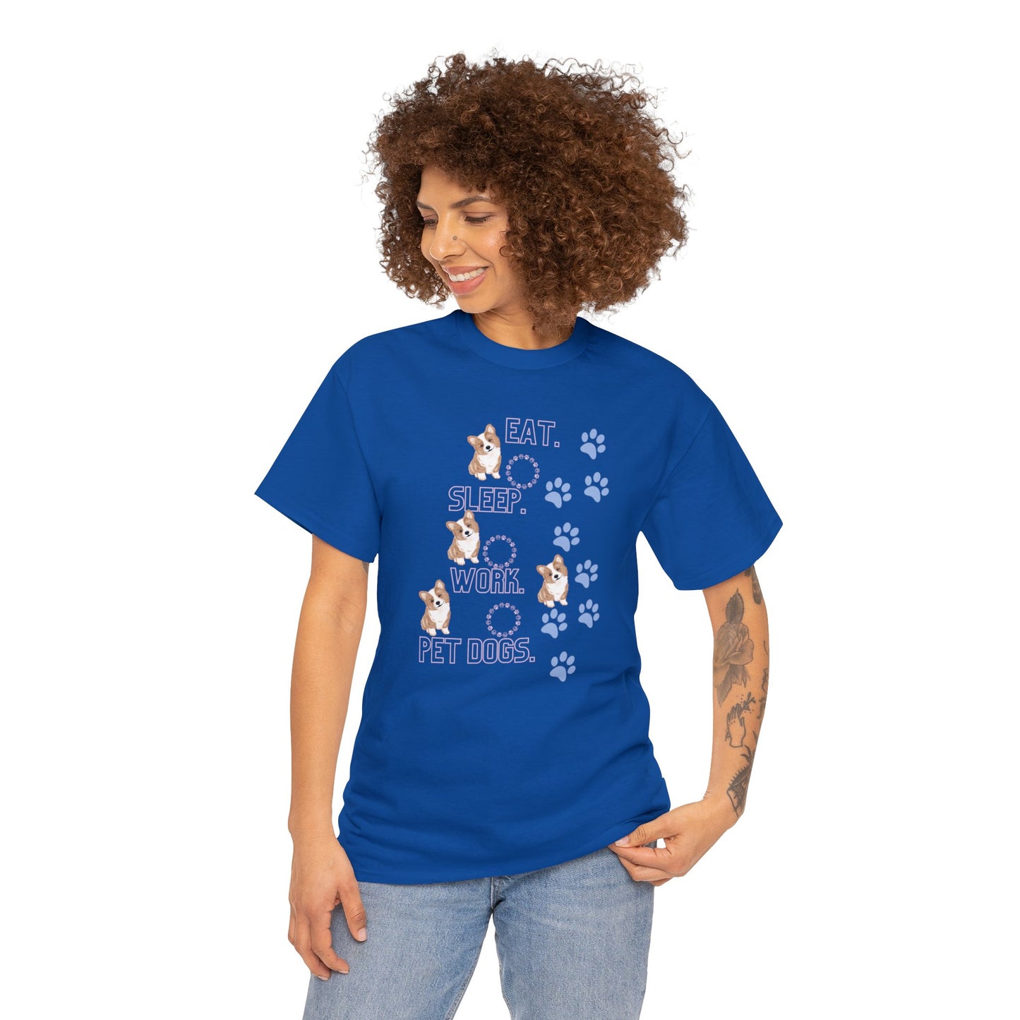 Eat Sleep Work Unisex Heavy Cotton Tee - Your Wardrobe Essential