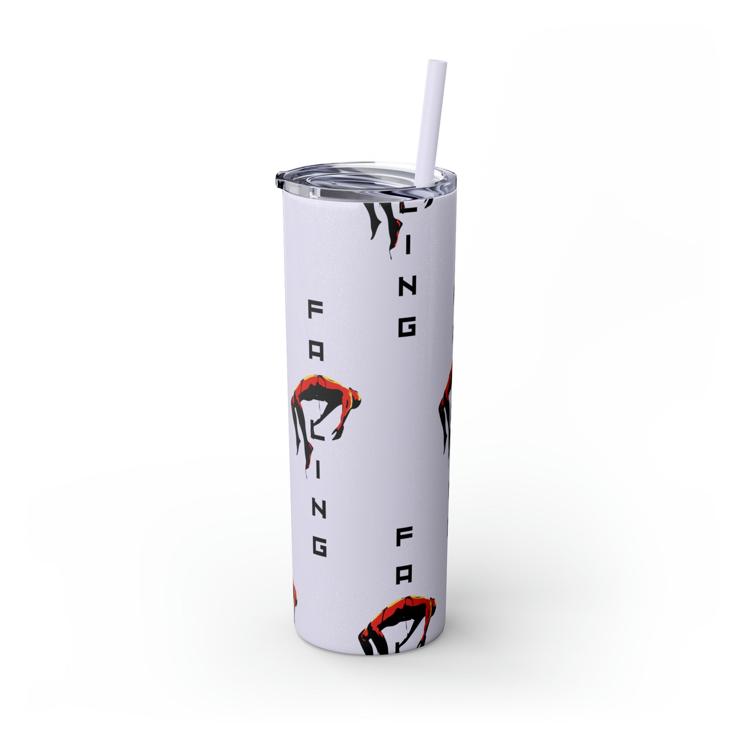 Don't Allow Yourself To Fall Skinny Tumbler with Straw, 20oz - Sip in Style, Stay Refreshed All Year