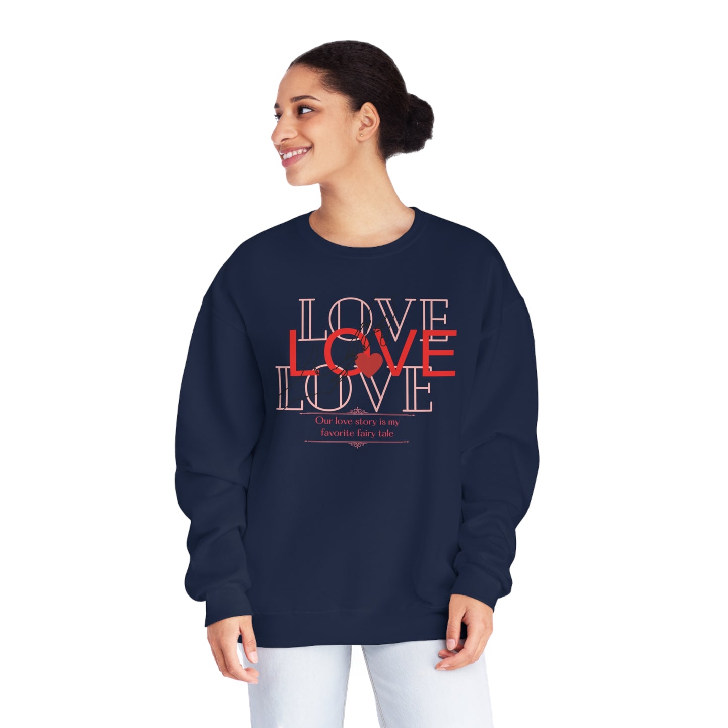 Our Love Story Unisex NuBlend® Crewneck Sweatshirt