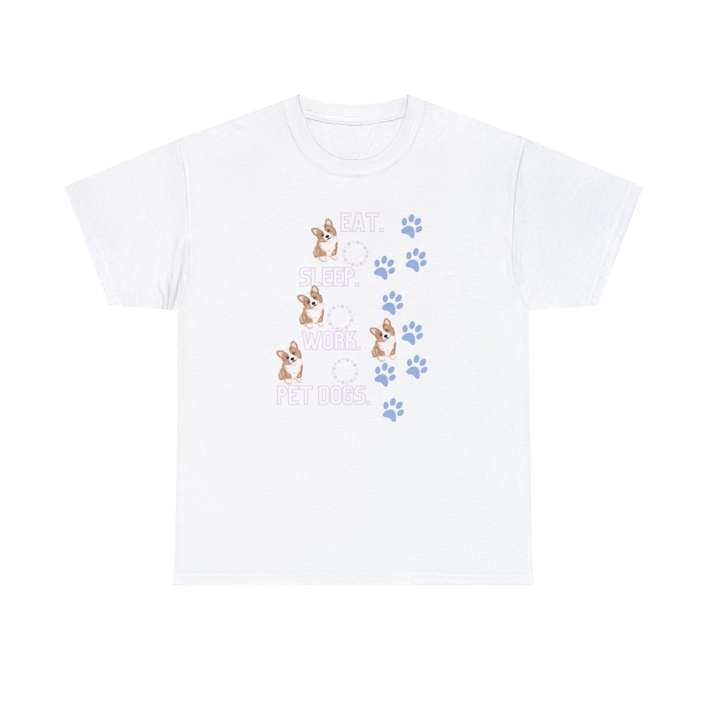 Eat Sleep Work Unisex Heavy Cotton Tee - Your Wardrobe Essential