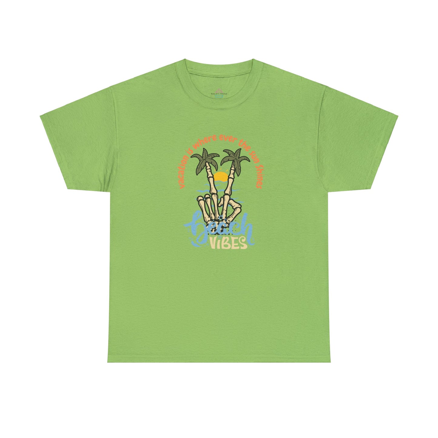 Elevate The Vibes Vacation Unisex Heavy Cotton Tee