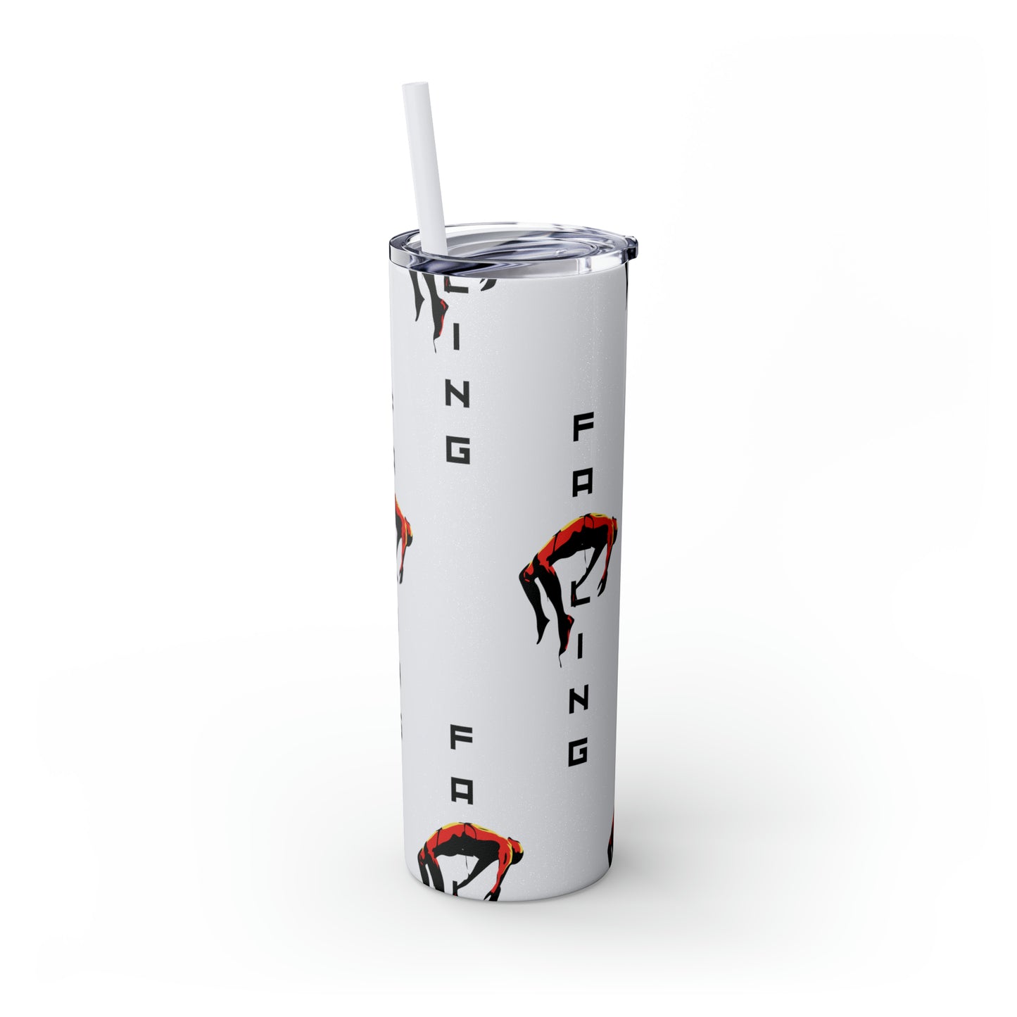 Don't Allow Yourself To Fall Skinny Tumbler with Straw, 20oz - Sip in Style, Stay Refreshed All Year