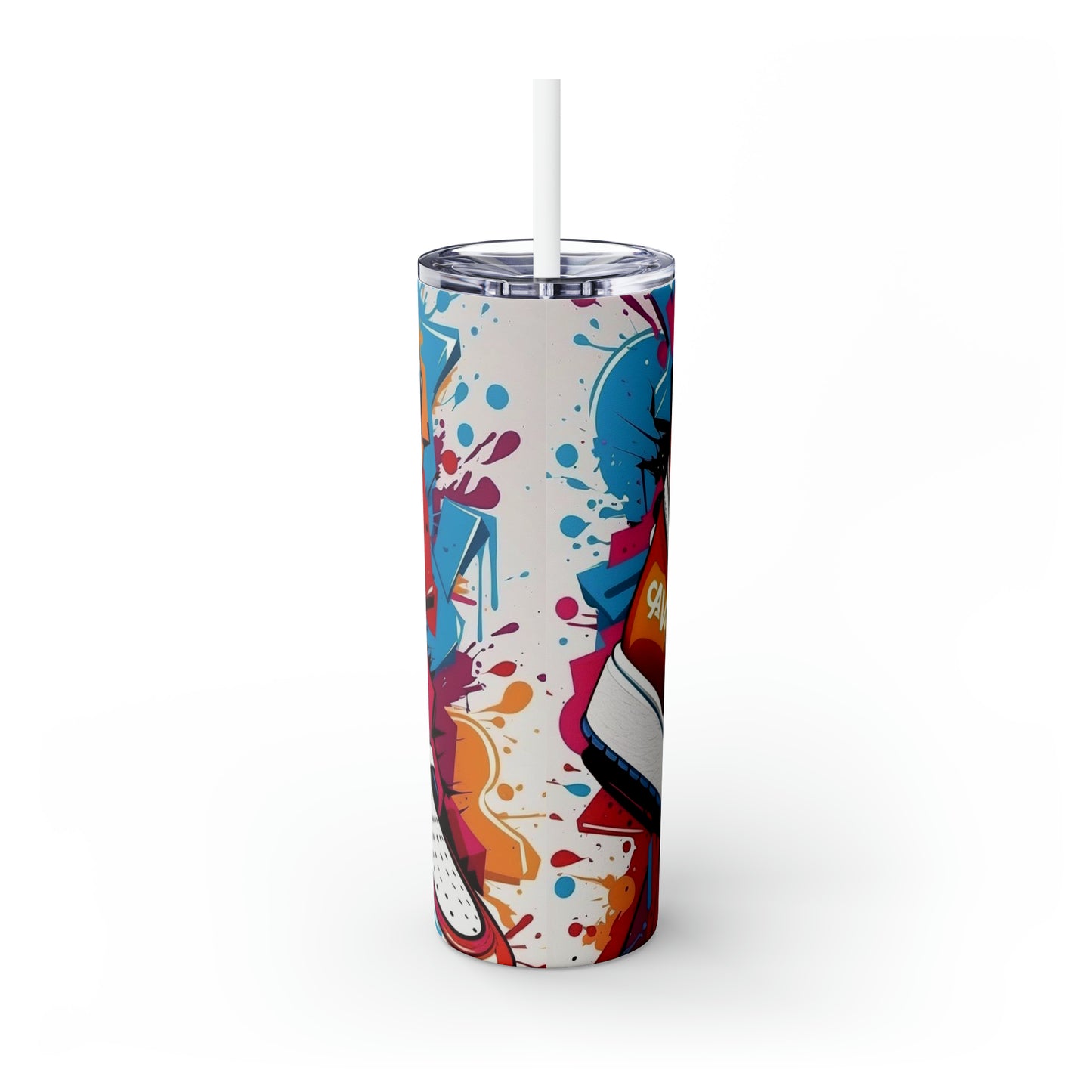 Air Force Skinny Tumbler with Straw, 20oz - Elevate Your Sipping Experience