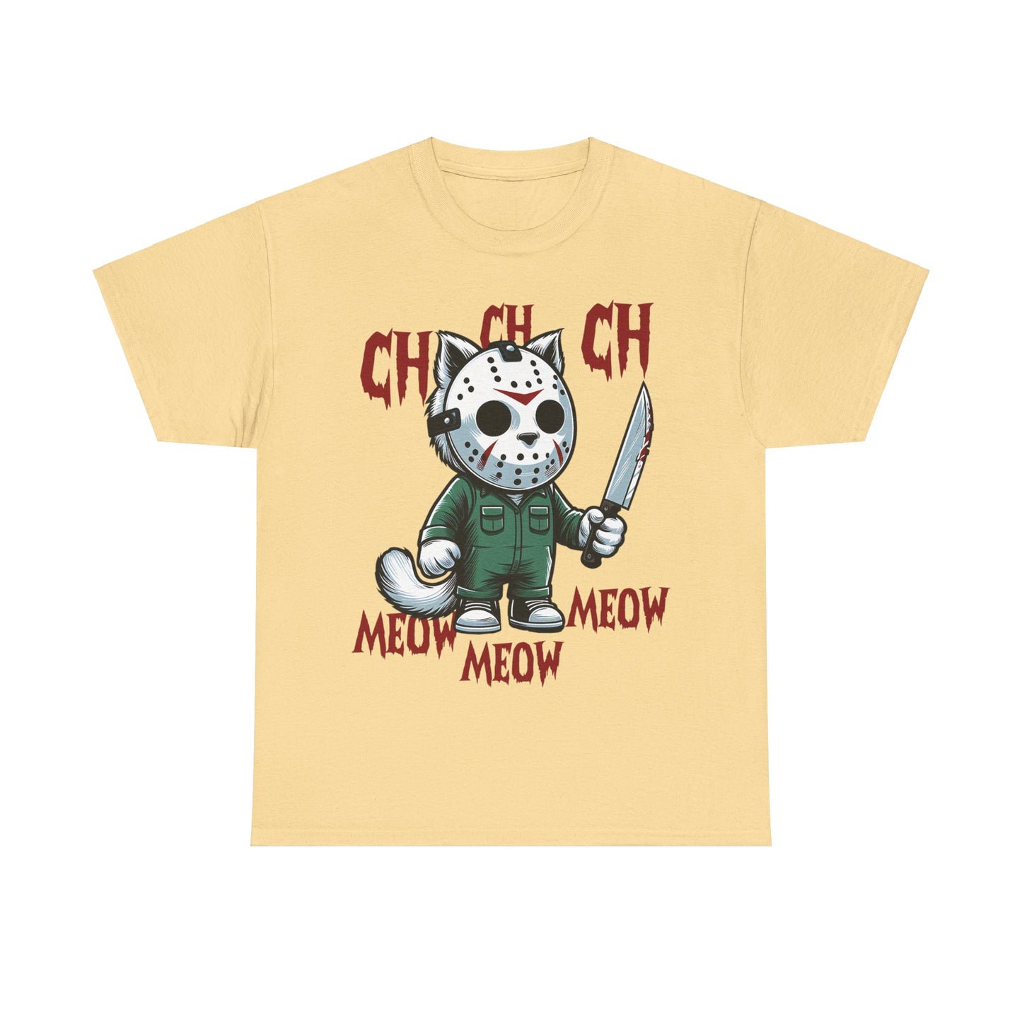 MEOW HERE KITTY KITTY Unisex Heavy Cotton T-Shirt