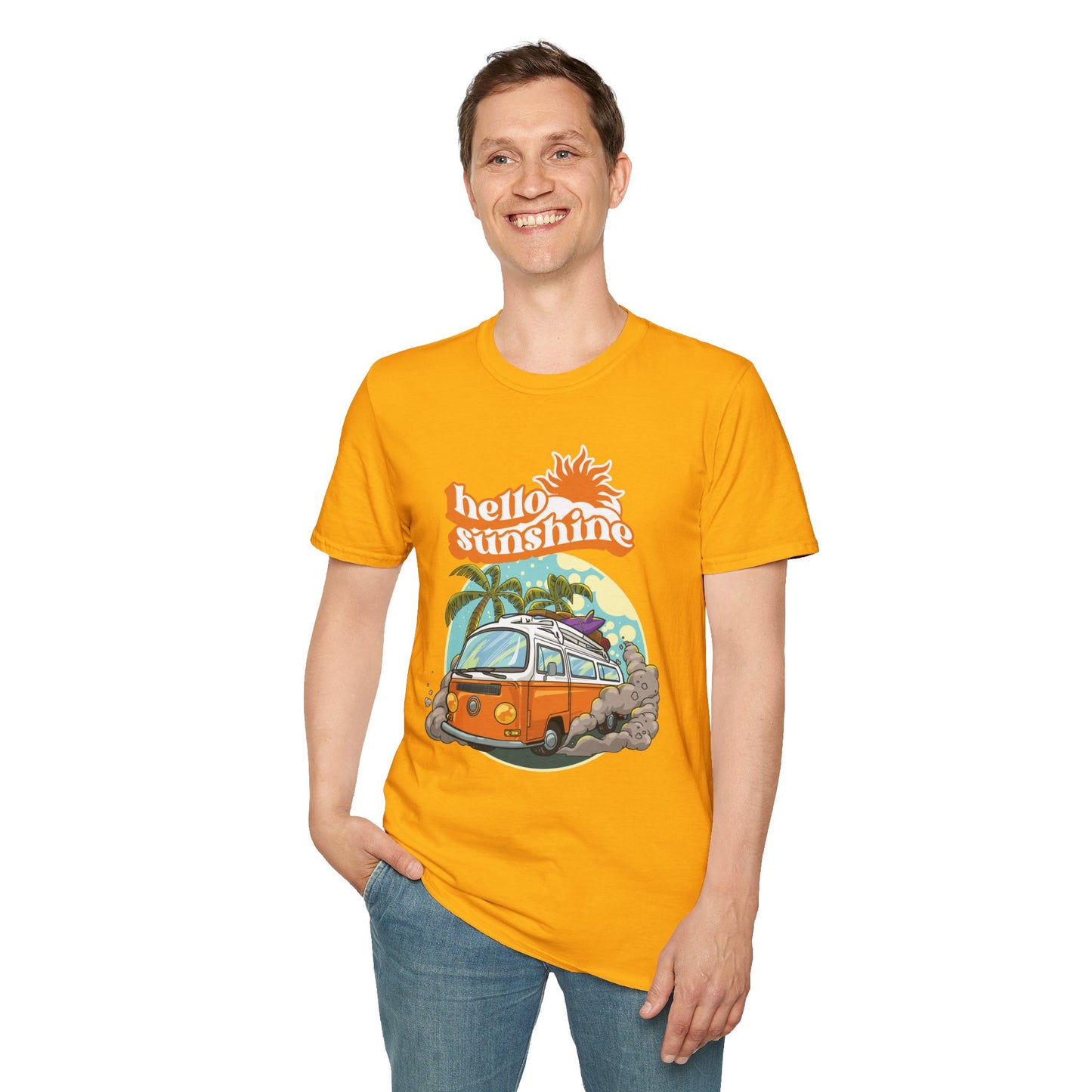 Hello Sunshine Unisex Soft-Style Cotton T-Shirt