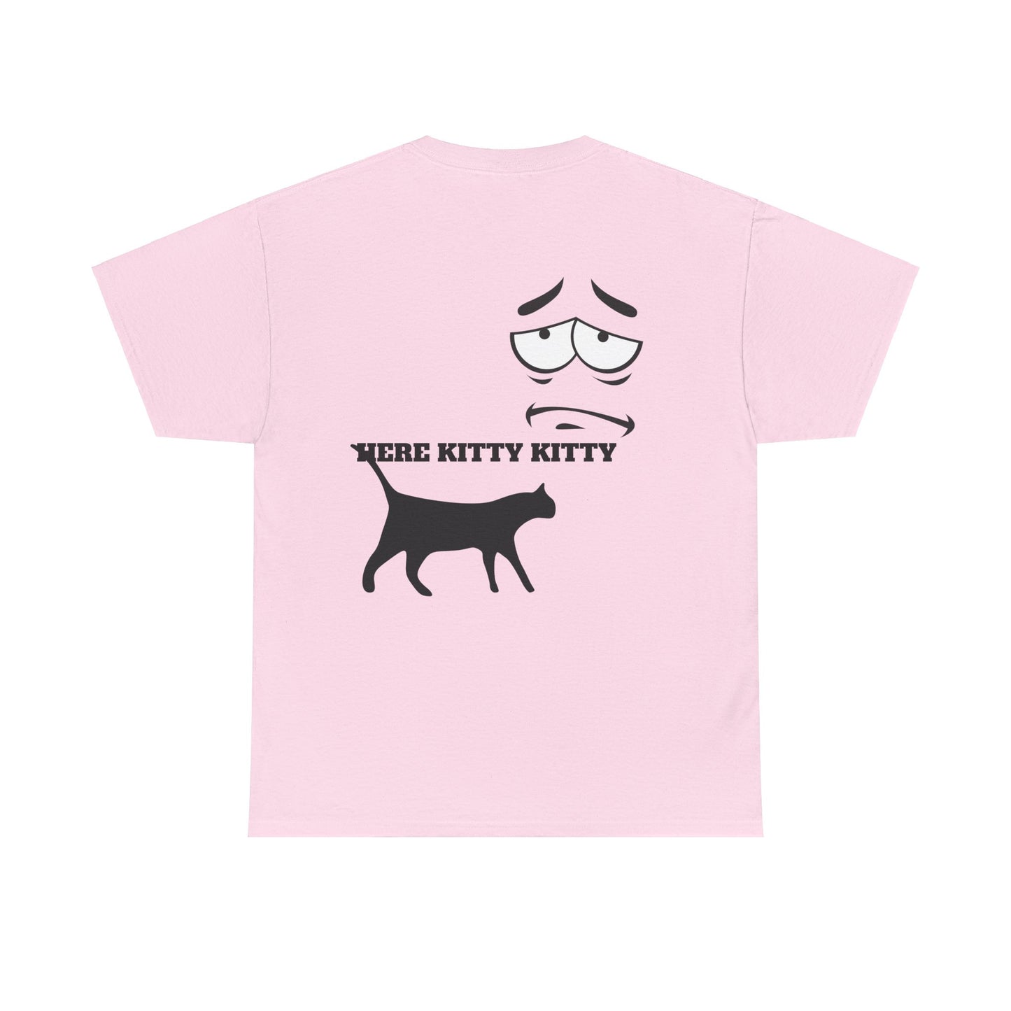 MEOW HERE KITTY KITTY Unisex Heavy Cotton T-Shirt