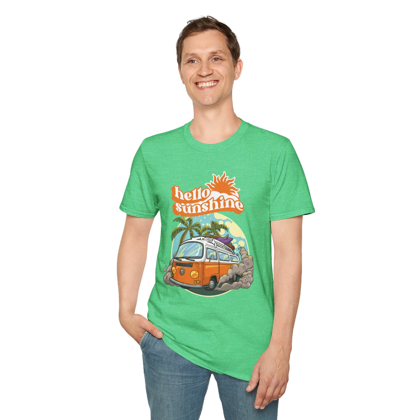 Hello Sunshine Unisex Soft-Style Cotton T-Shirt