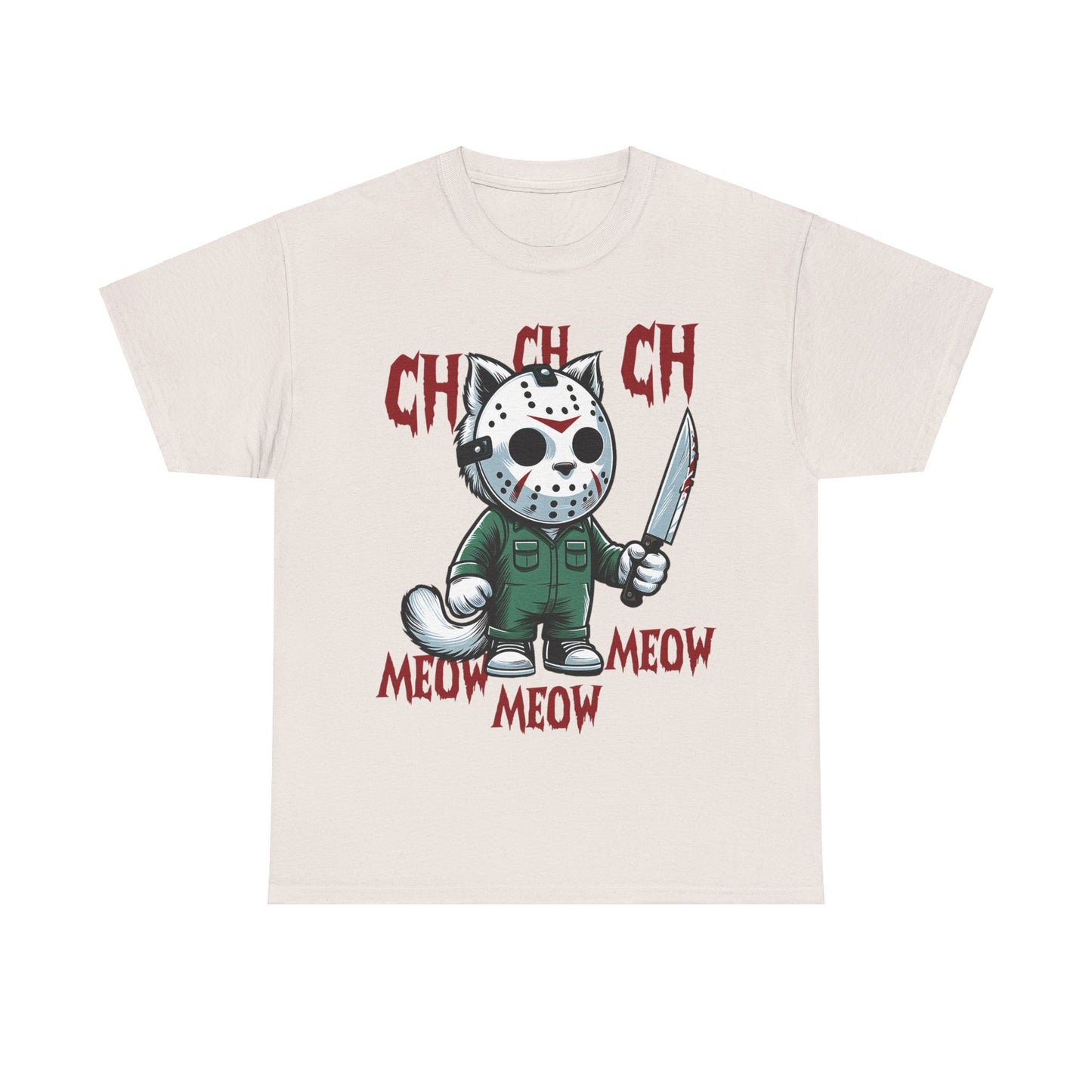 MEOW HERE KITTY KITTY Unisex Heavy Cotton T-Shirt