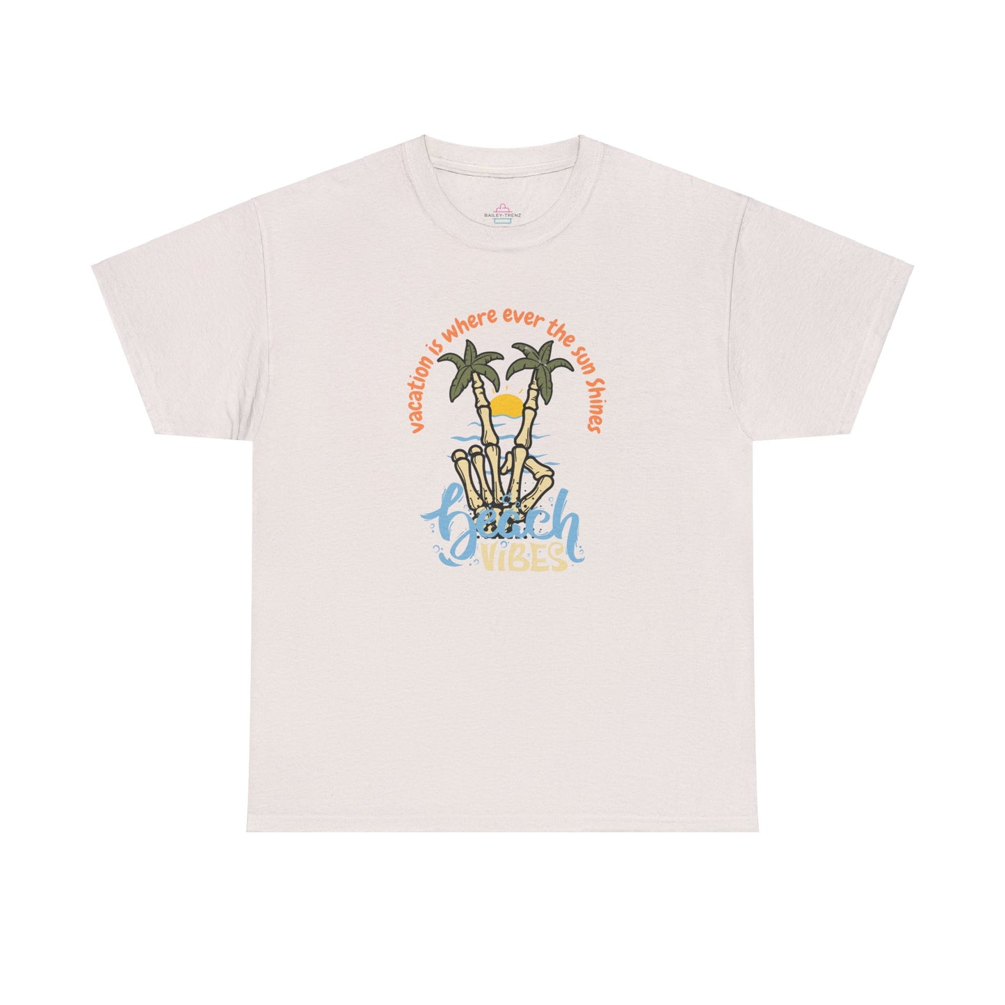 Elevate The Vibes Vacation Unisex Heavy Cotton Tee