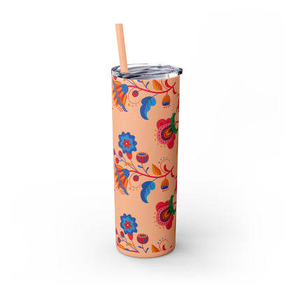 Skinny Tumbler with Straw, 20oz