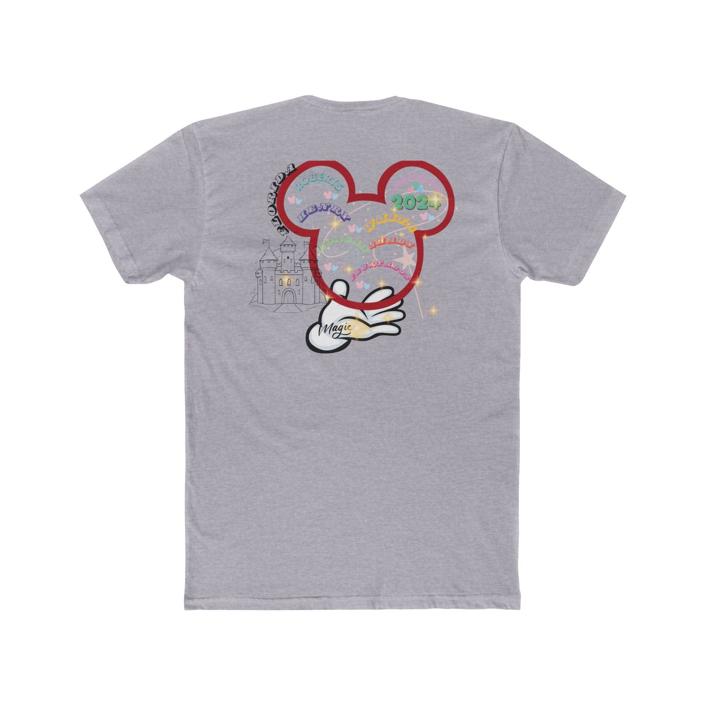 Celebrate Your Unforgettable 2024 Florida Family Vacation with Disney Characters T-Shirt