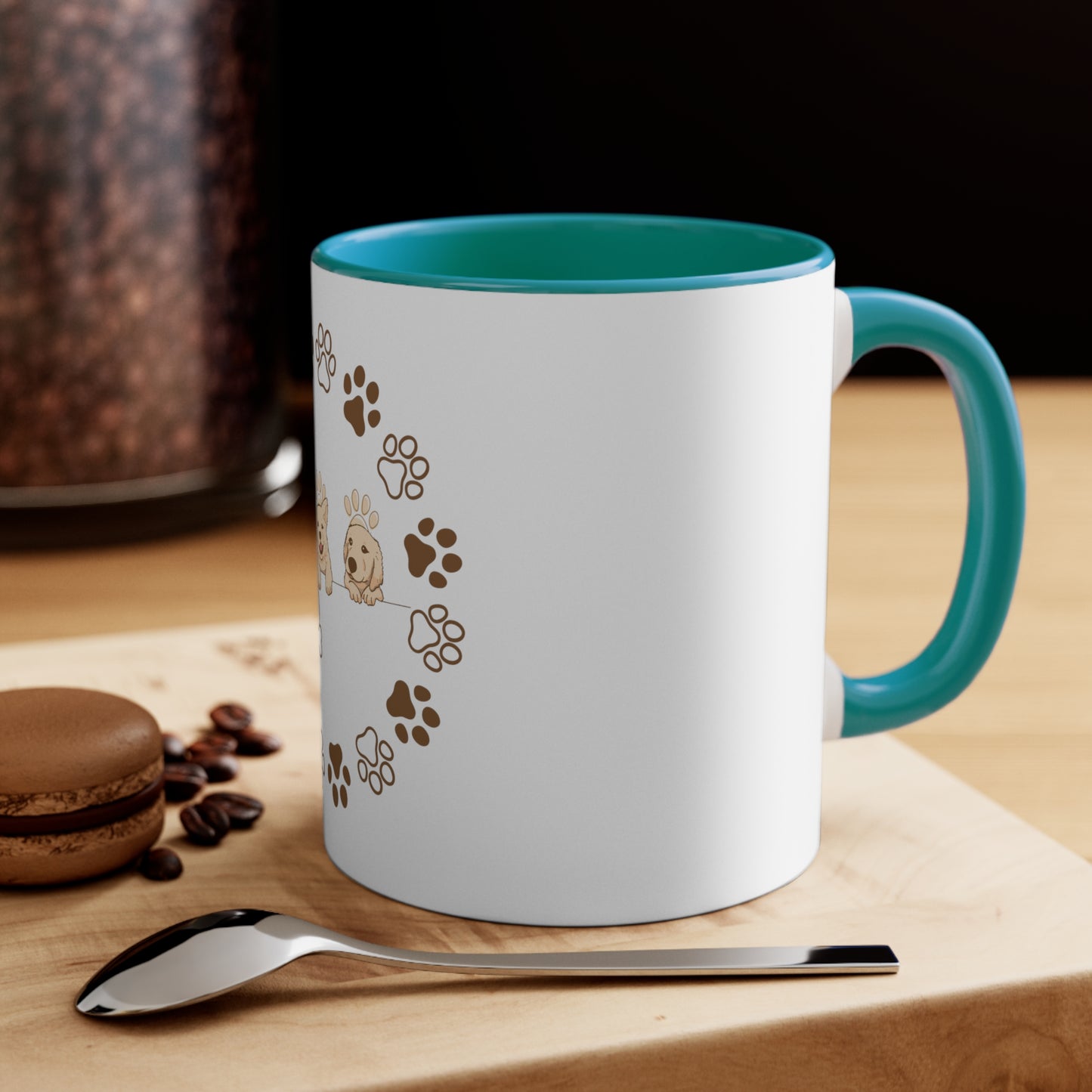 Unleash the Love: Personalized Pet Dog 11oz Accent Mug for Pawsome Mornings
