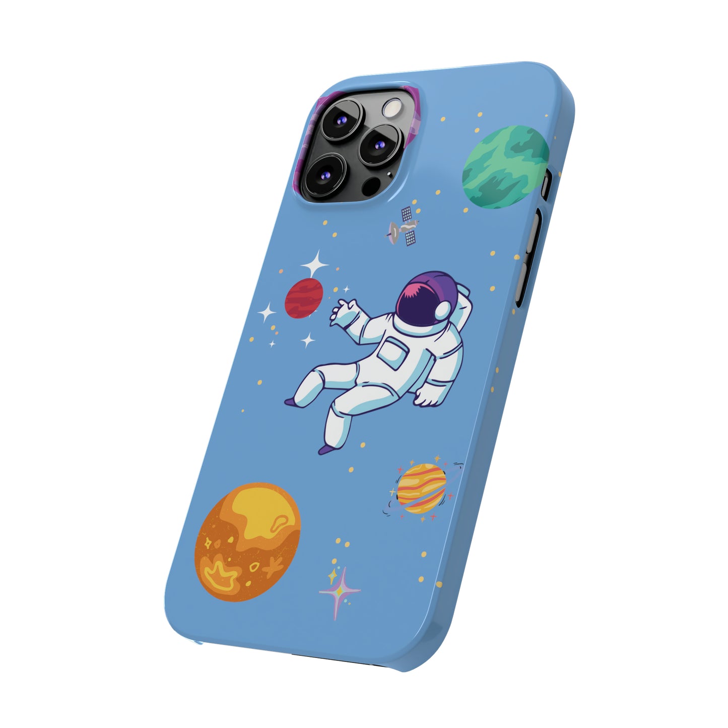 Astronaut Slim iPhone Cases - Stylish Protection for iPhone 11, 12, 13, 14, 15