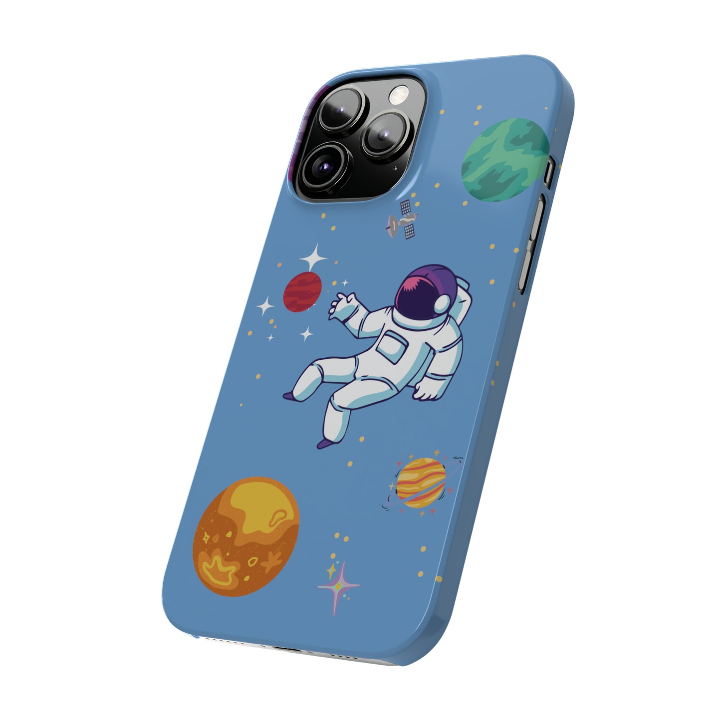 Astronaut Slim iPhone Cases - Stylish Protection for iPhone 11, 12, 13, 14, 15