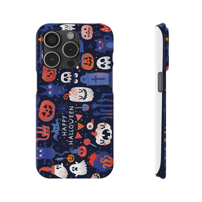 Bring the spooky spirit of Halloween to your fingertips with the Happy Halloween iPhone Case.