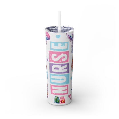 Nurse Tumbler - Personalized Skinny Tumbler for Healthcare Heroes