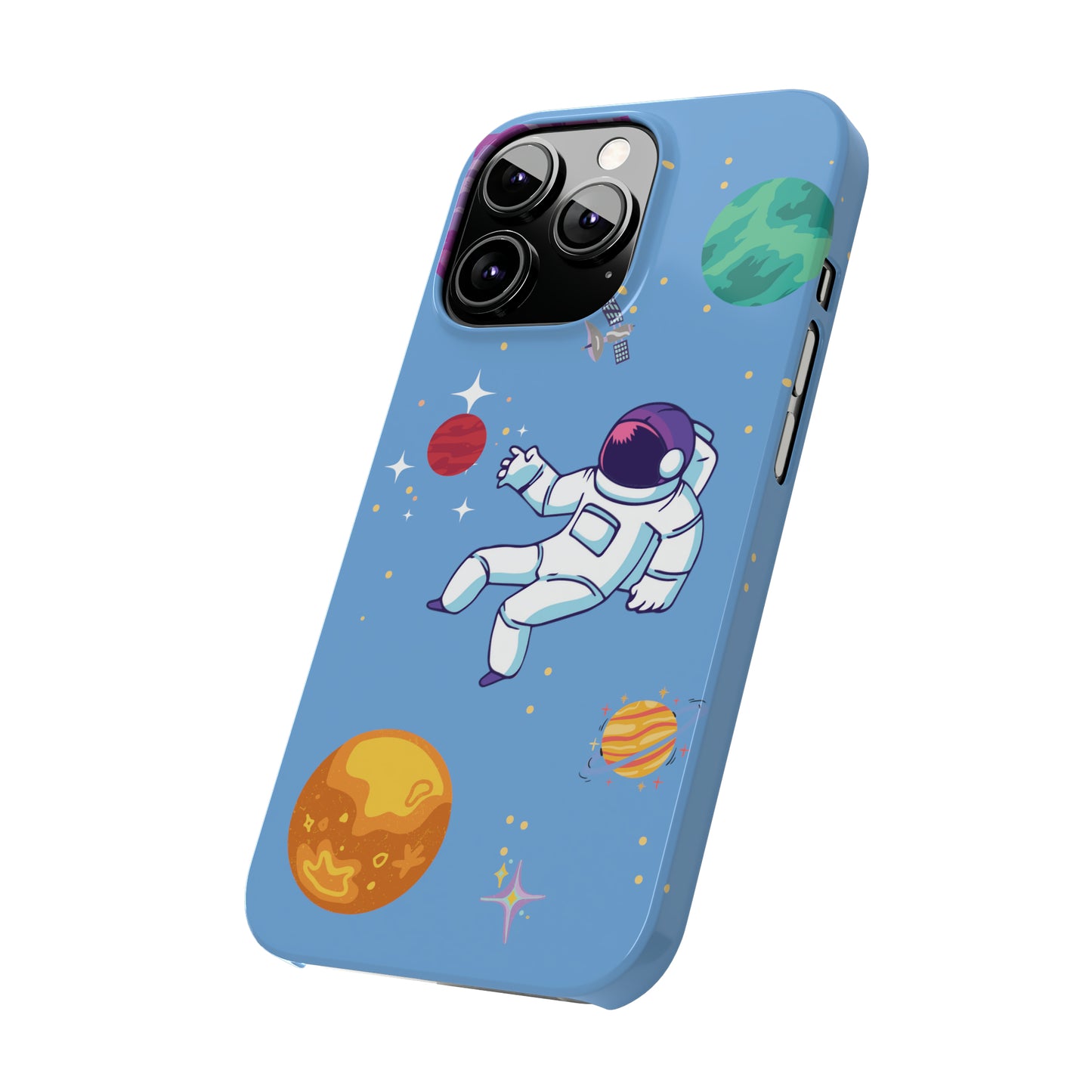 Astronaut Slim iPhone Cases - Stylish Protection for iPhone 11, 12, 13, 14, 15