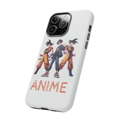 Tough Anime Goku iPhone Premium Protective Phone Cases for Apple, Samsung, and Google Devices