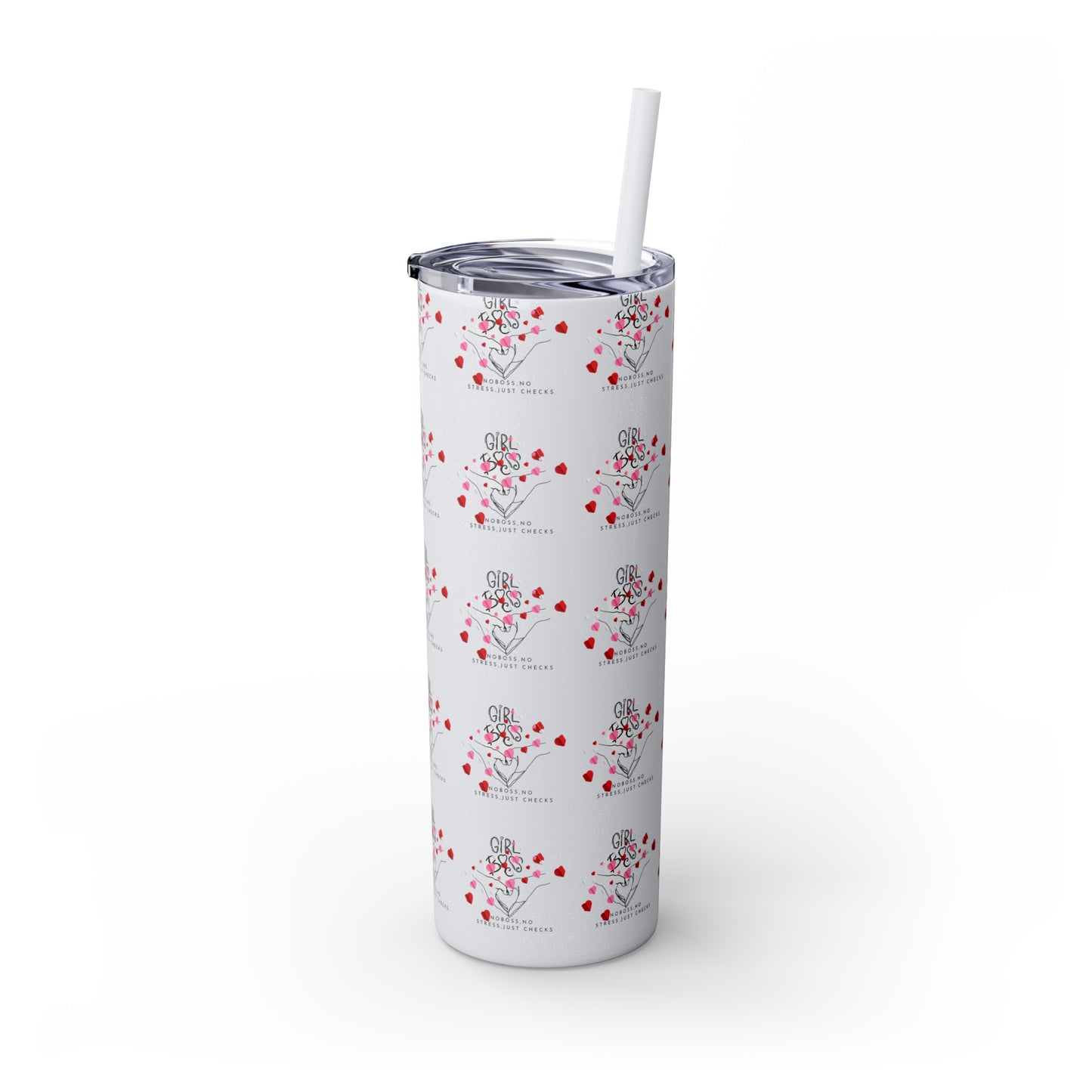 Skinny Girl Boss HOT & COLD Cup/Tumbler with Straw, 20oz