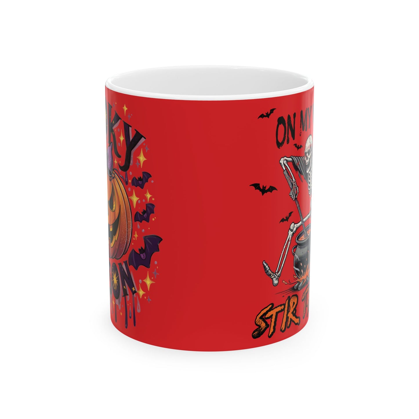 Spooky Season Halloween Ceramic Mug, (11oz, 15oz)