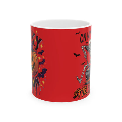 Spooky Season Halloween Ceramic Mug, (11oz, 15oz)