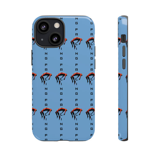 Blue Falling Tough iPhone 11-15 Cases